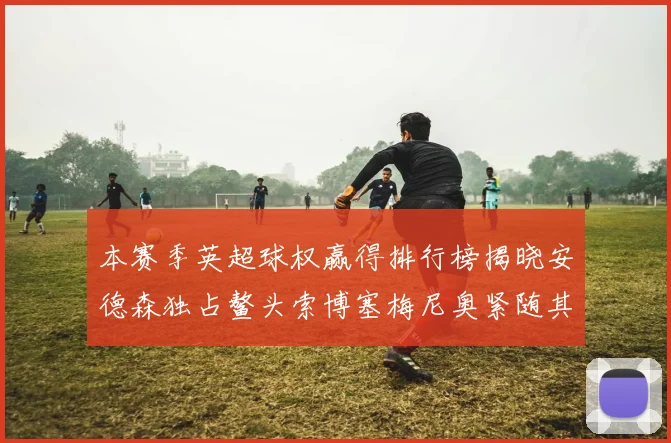 本赛季英超球权赢得排行榜揭晓安德森独占鳌头索博塞梅尼奥紧随其后